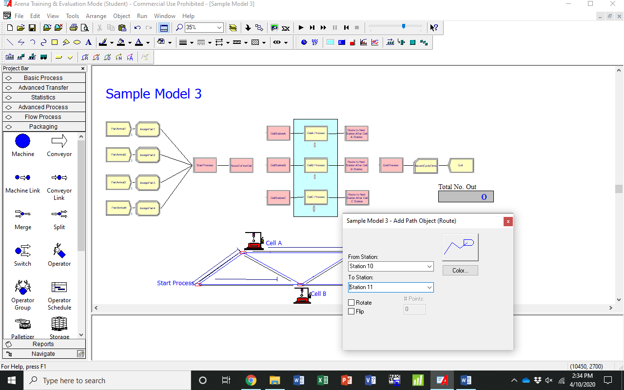 ARENA General-purpose simulation package Process-oriented High-level  Hierarchic Animation Model building –Drag-and-drop modules into model  window –connect. - ppt download