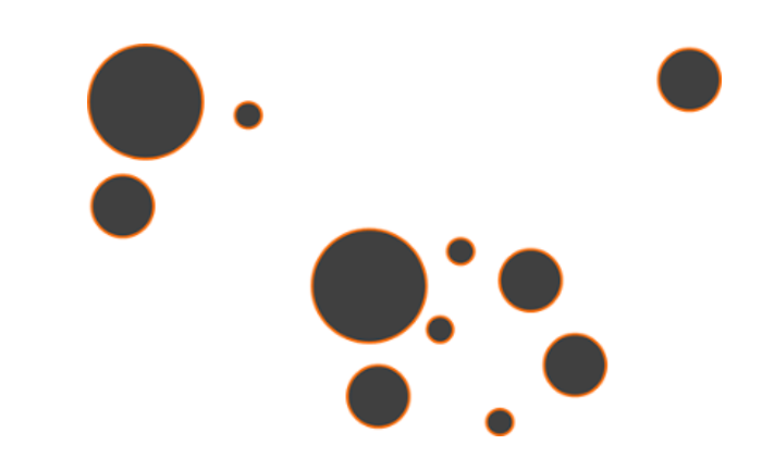 a bunch of circles grouped together