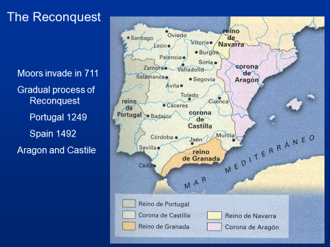 A map of the reconquest