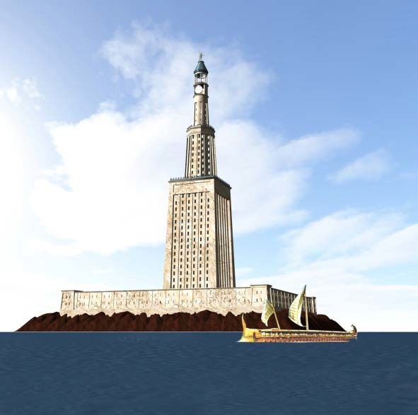 The Pharos, or Lighthouse, of Alexandria