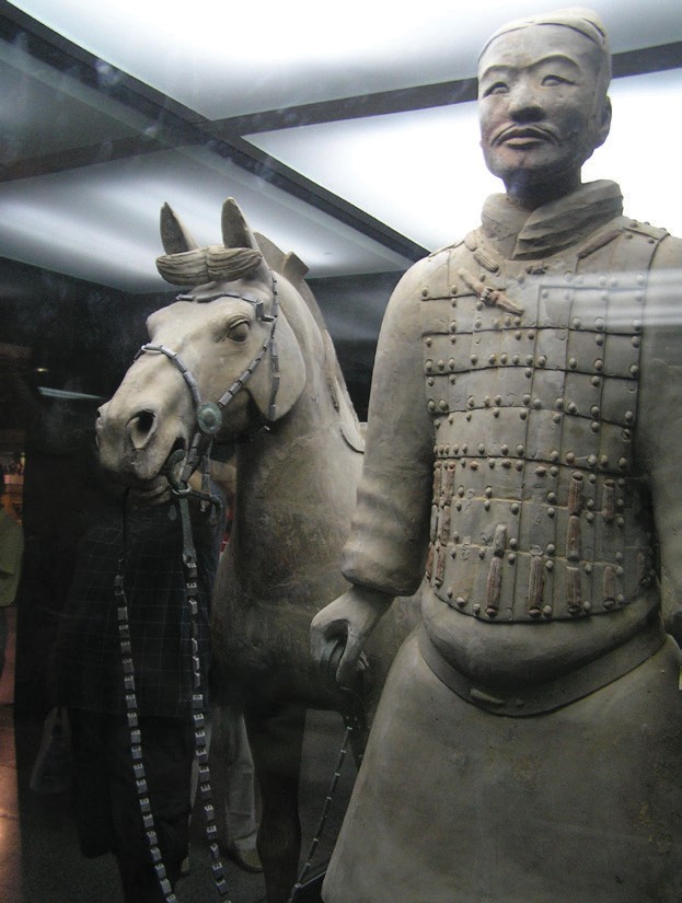 Terracotta Soldier with his horse 