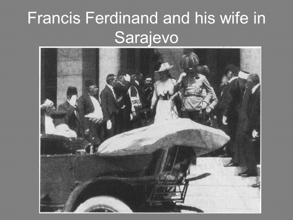 francis ferdinand and his wife in sarajevo