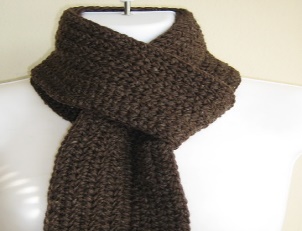 a scarf