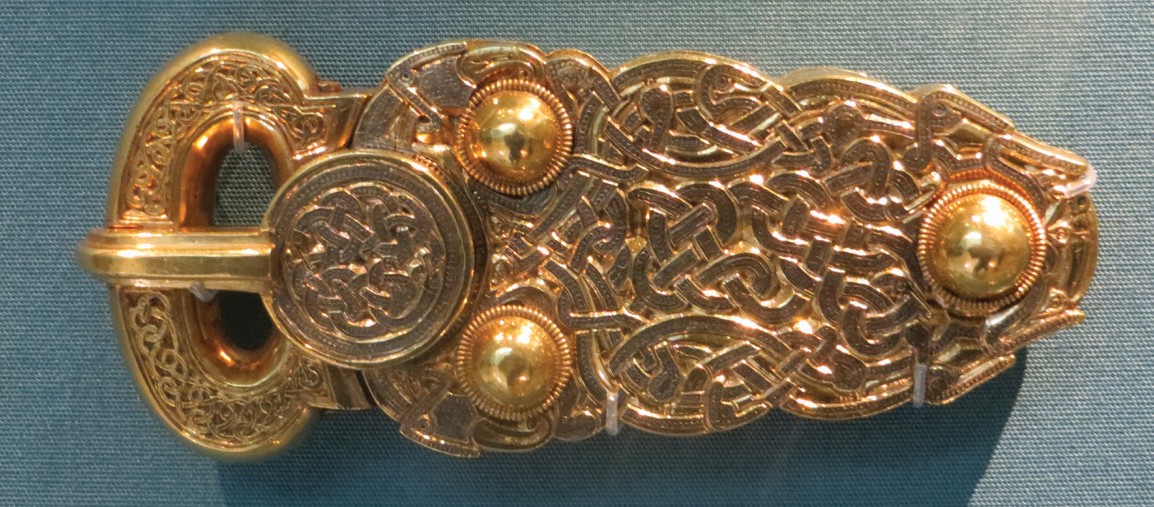 Belt Buckle from Sutton Hoo ship burial 