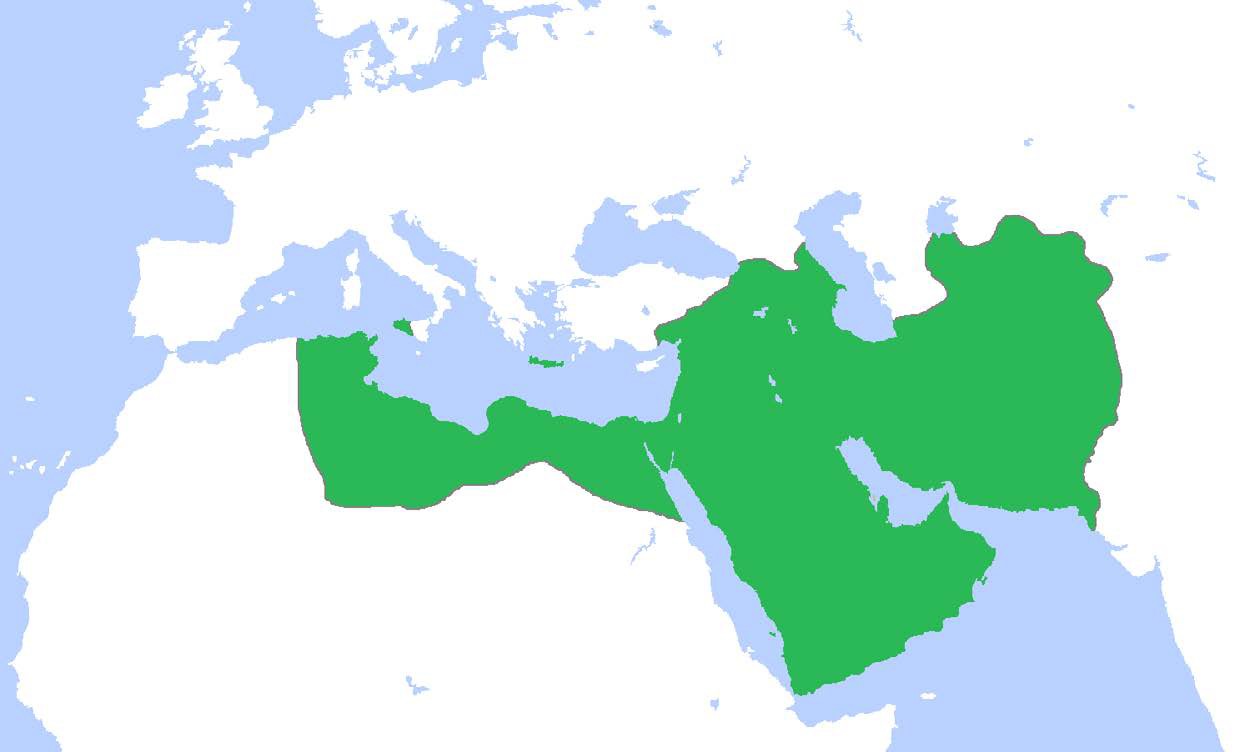 Map of The ‘Abbasid Caliphate at its Greatest Extent, c. 850 CE