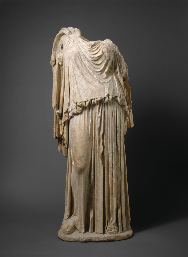 Marble statue of Eirene (the personification of peace) 