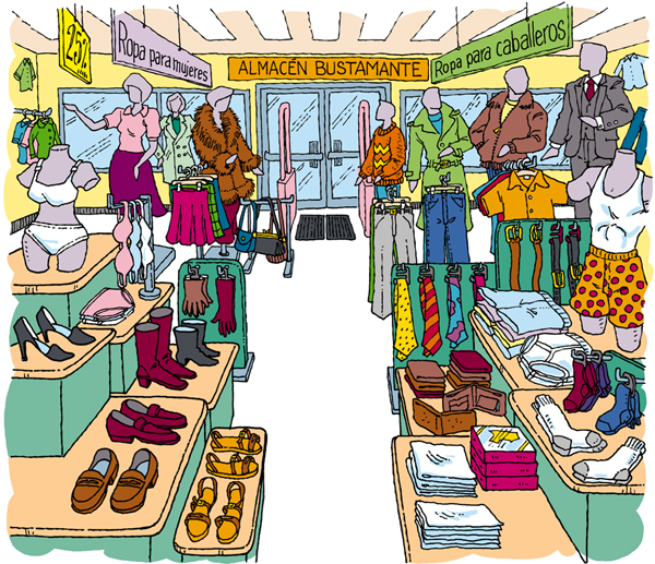 a clothing store