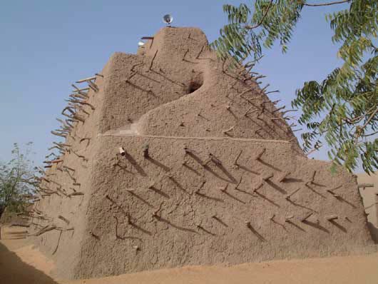 The tomb of Askia the Great built in 1495 in Gao