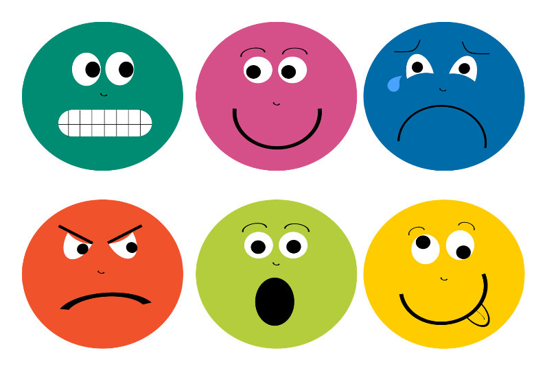 faces showing emotions
