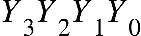 Y subscript 3 Y subscript 2 Y subscript 1 Y subscript 0