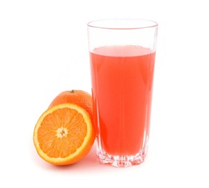 a glass of juice