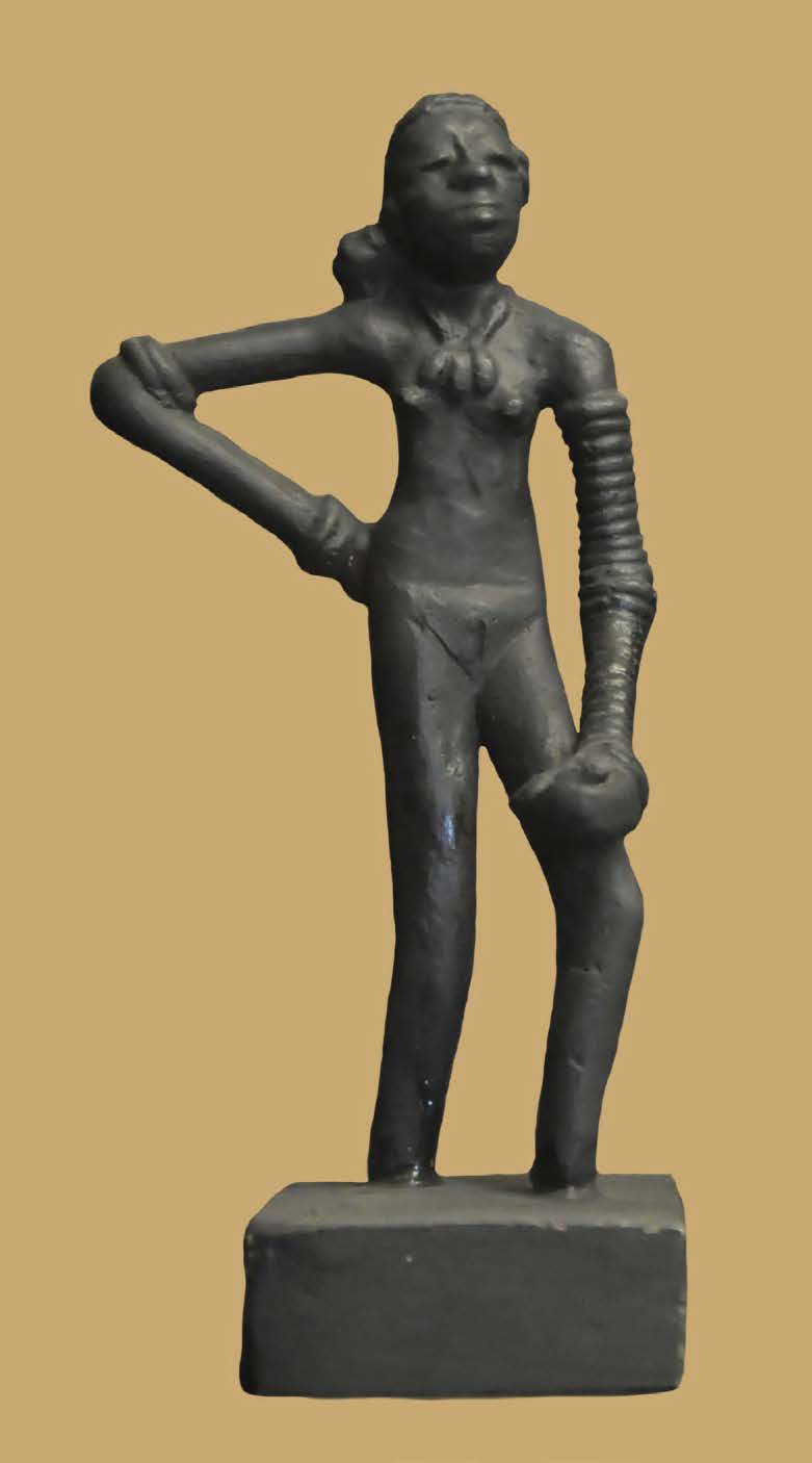 Stone statue of Dancing Girl of Mohenjo-daro