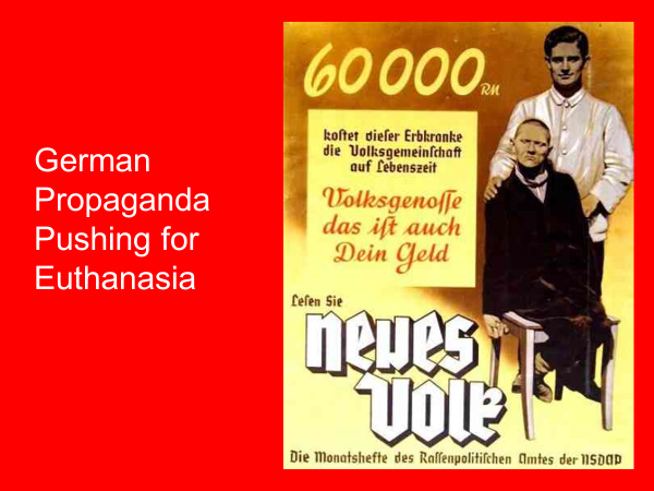 german propaganda pushing for euthanasia