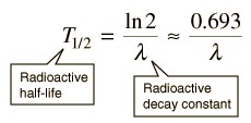 Half life | Hyperphysics