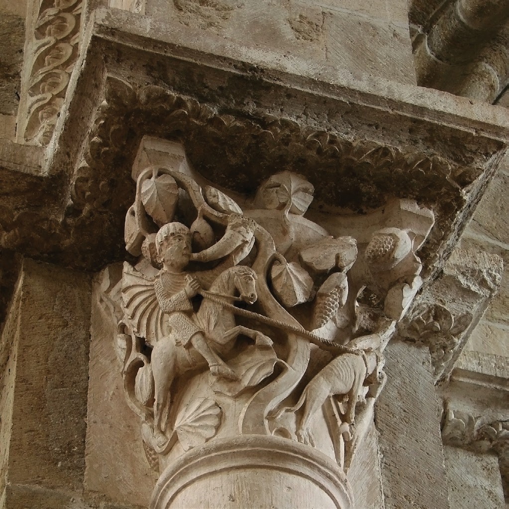 Reliefs in Vézelay Abbey 