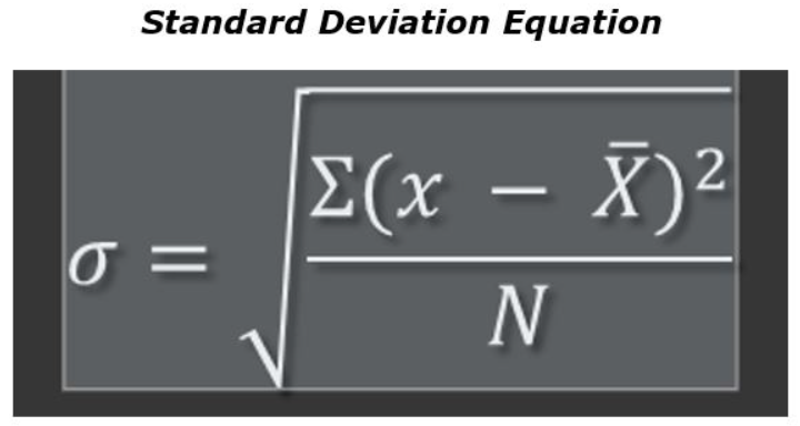 standard deviation equation
