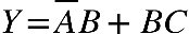 Y equals top enclose A B plus B C