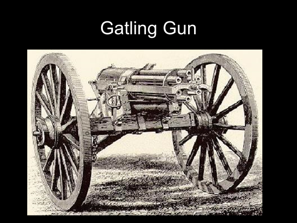 gatling gun