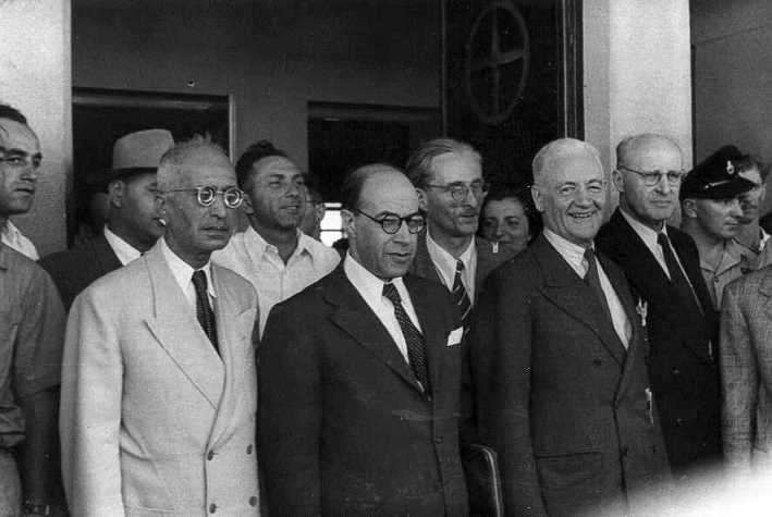 UNSCOP members in Palestine, July 1947