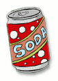 A can of soda.