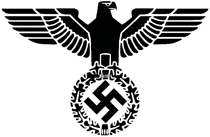 The Emblem of the Nationalsozialistische Deutsche Arbeiterpartei (NSDAP also known as the Nazi Party) 