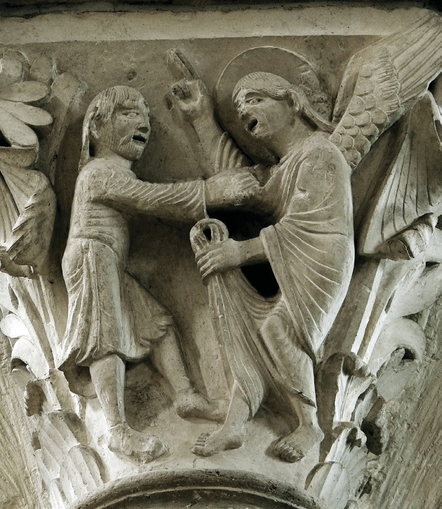 Reliefs in Vézelay Abbey 