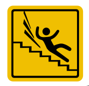 Falling down the stairs