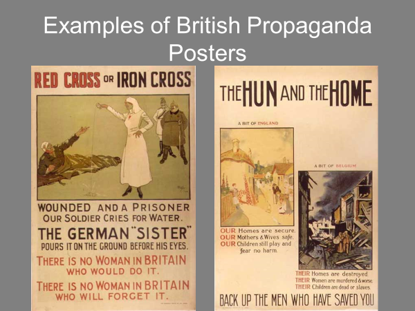 examples of british propaganda posters