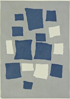 Untitled (Collage with Squares Arranged according to the Laws of Chance) 