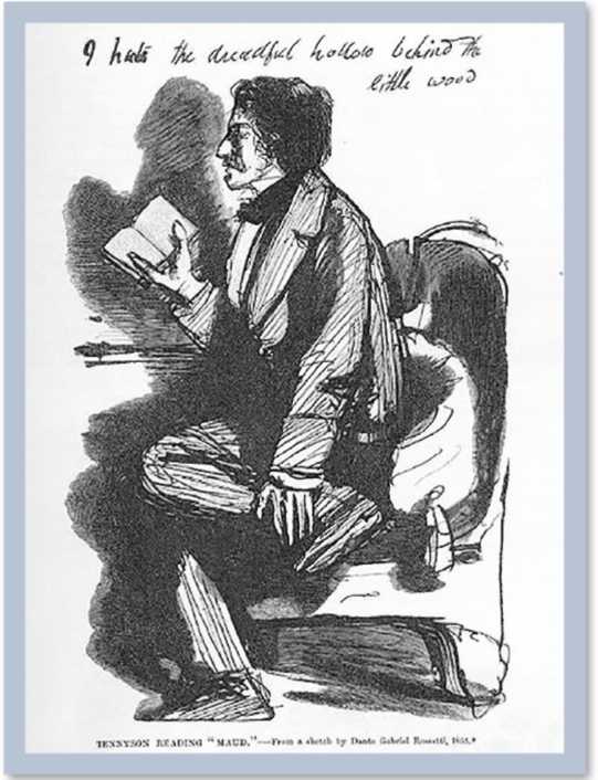 Drawing of Tennyson